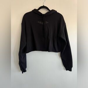 Retired FLEO cropped Black Bat Hoodie - Size Small